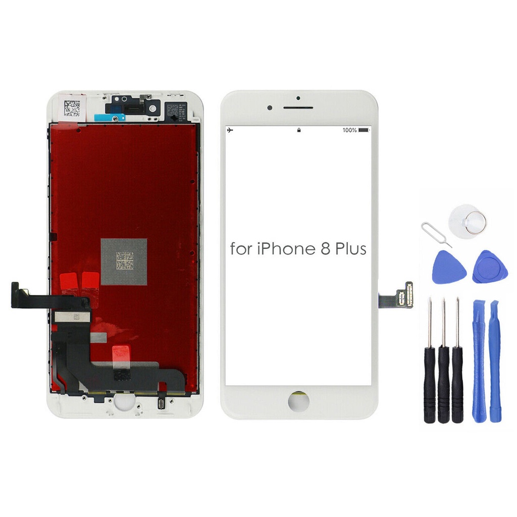 Màn hình thay thế nguyên bộ cho điện thoại IP 8, IP 8 Plus, tặng kèm bộ sửa 9 trong 1.Bán lẻ rẻ như bán buôn