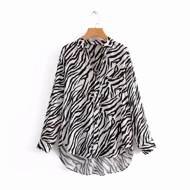 Áo sơ mi ngựa vằn zara