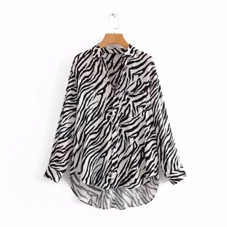 Áo sơ mi ngựa vằn zara
