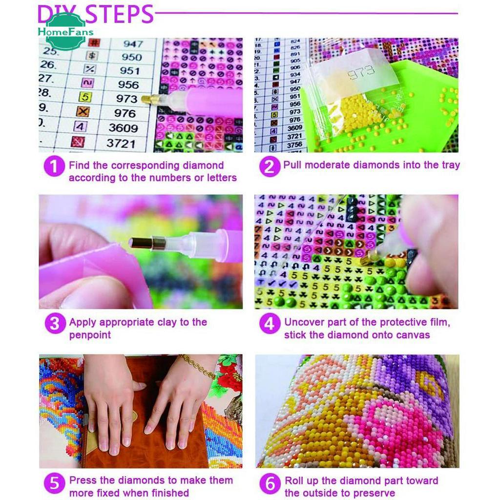 Bộ Tranh Đính Đá 5D Họa Tiết Công Chúa Cổ Tích Độc Đáo DIY Kích Thước 30x30cm