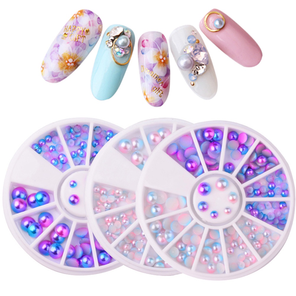 Hạt Ngọc Trai Giả 3D Dùng Trang Trí Móng Tay Nghệ Thuật
