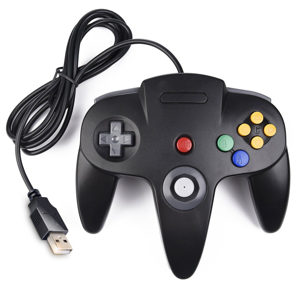 Tay CầM ĐiềU KhiểN Chơi Game Có Dây Inext N64 Cổ ĐiểN Nintendo 64 Cho PC
