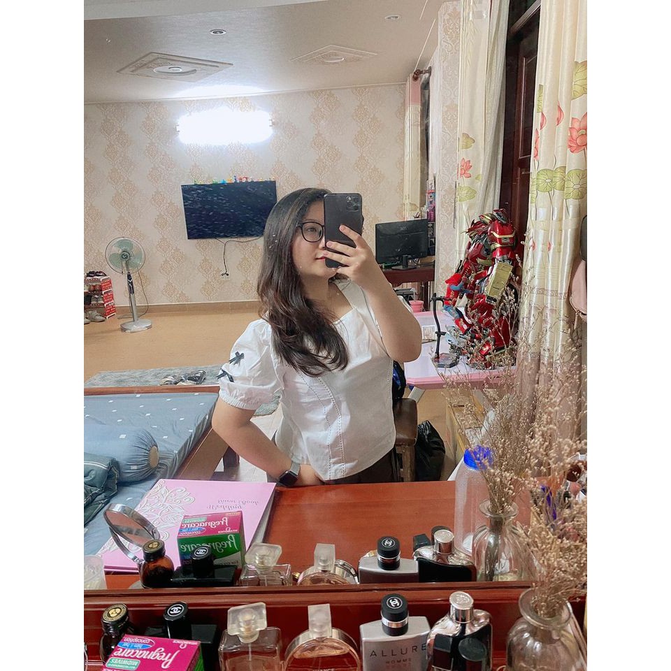 Áo Bigsize Anivia - TRẮNG Tú Mỡ - Áo cho người béo mập 50-95KG - Mặc đi tiệc,đi chơi hoặc dạo phố | BigBuy360 - bigbuy360.vn