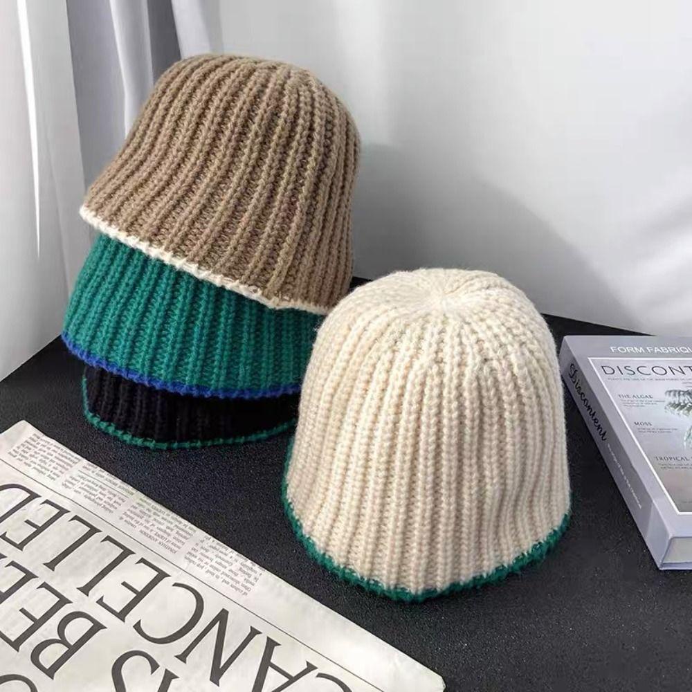 JARRED Mũ Tai Bèo Dệt Kim Kiểu Hàn Quốc Thời Trang Thu Đông Cá Tính