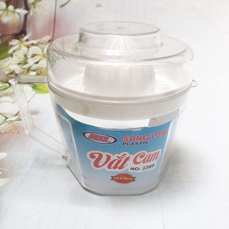 BÌNH VẮT CAM SONG LONG PLASTIC 2389, DUNG TÍCH 350ML CÓ VẠCH CHIA.