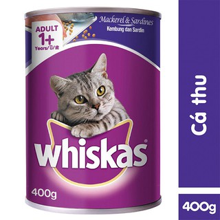 Thức ăn mèo Whiskas vị cá thu 400gr