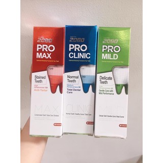 KEM ĐÁNH RĂNG CAO CẤP HÀN QUỐC 2080 PRO MILD SENSITIVE (CHỐNG Ê BUỐT CHO RĂNG NHẠY CẢM CAO)