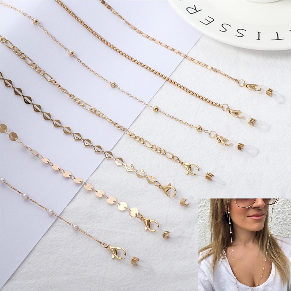 Dây Đeo Mắt Kính Chống Thất Lạc Bằng Kim Loại Tiện Dụng