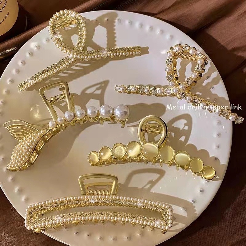 Kẹp tóc iF YOU đính ngọc trai nhân tạo thời trang