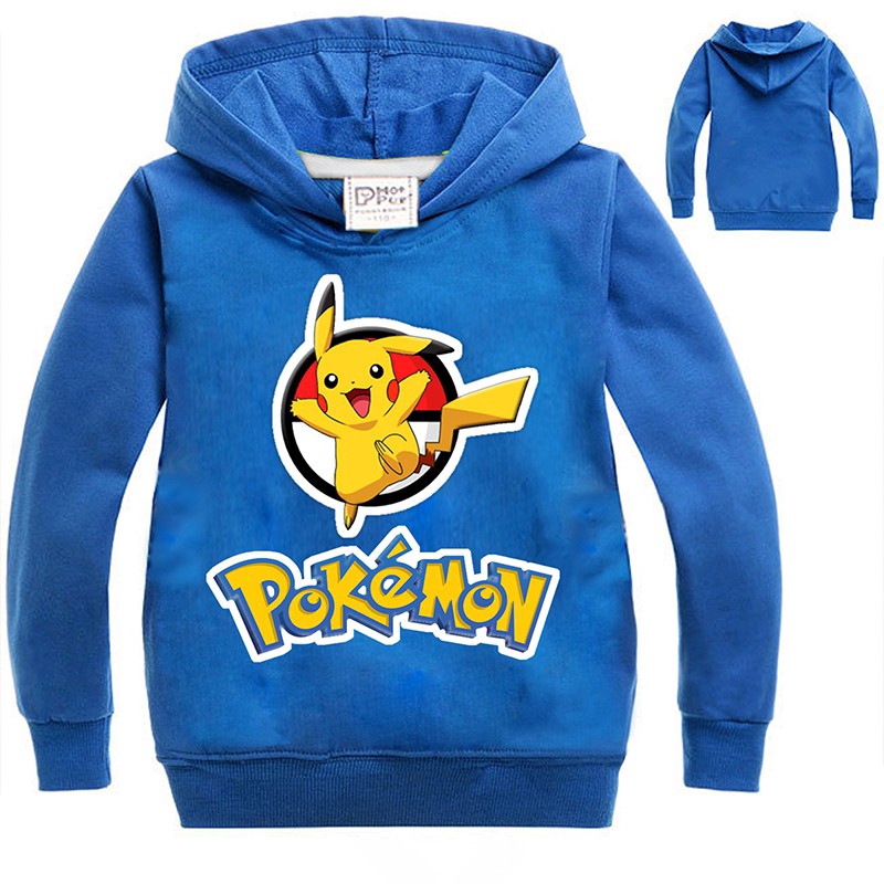 Áo hoodie pokemon cho bé trai