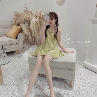Sét bộ đũi 2 dây tiểu thư nơ eo