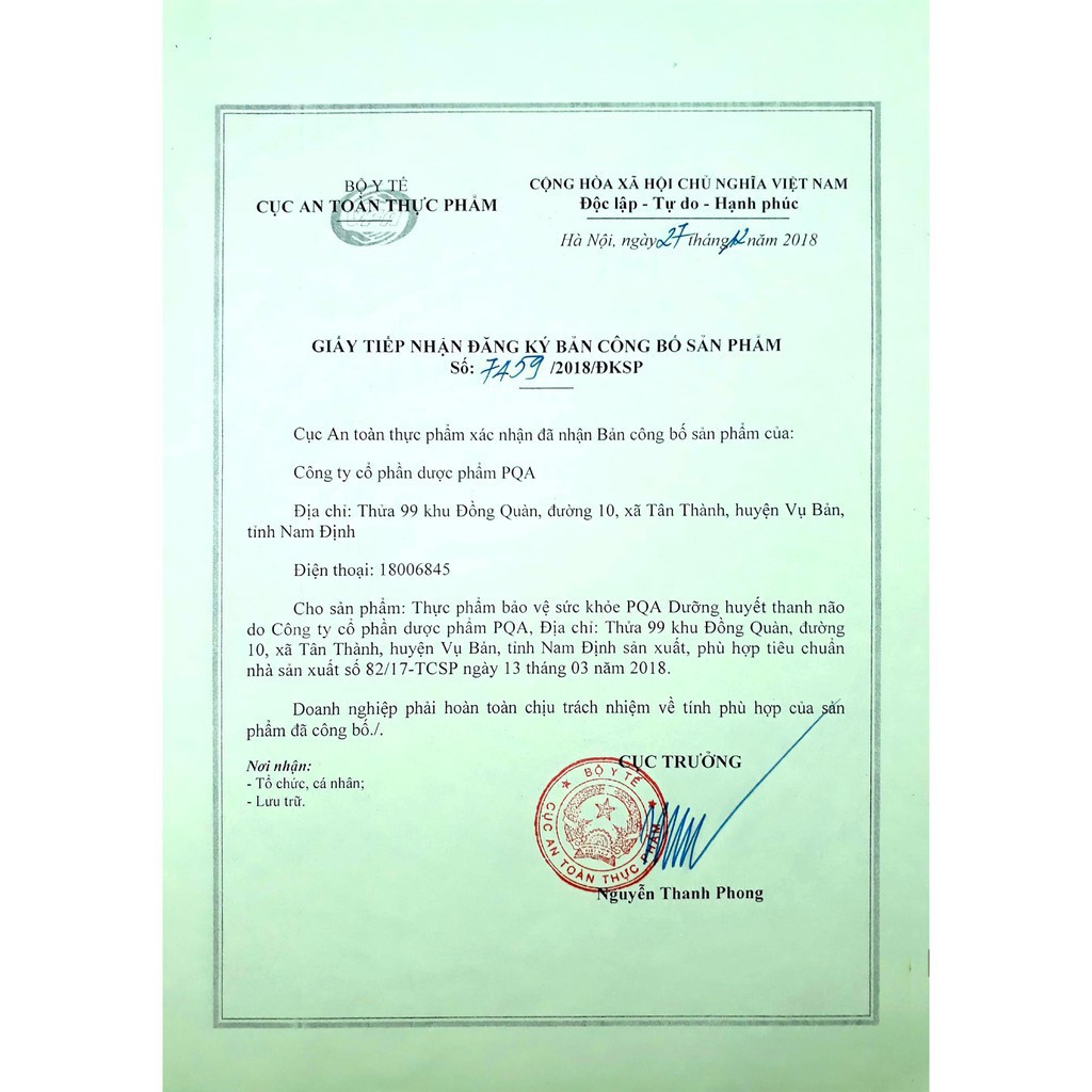 PQA Dưỡng Huyết Thanh Não Dùng Cho Người Huyết Áp Cao, Giúp Điều Hòa Huyết Áp, Dưỡng Huyết, An Thần, Thanh Nhiệt | BigBuy360 - bigbuy360.vn