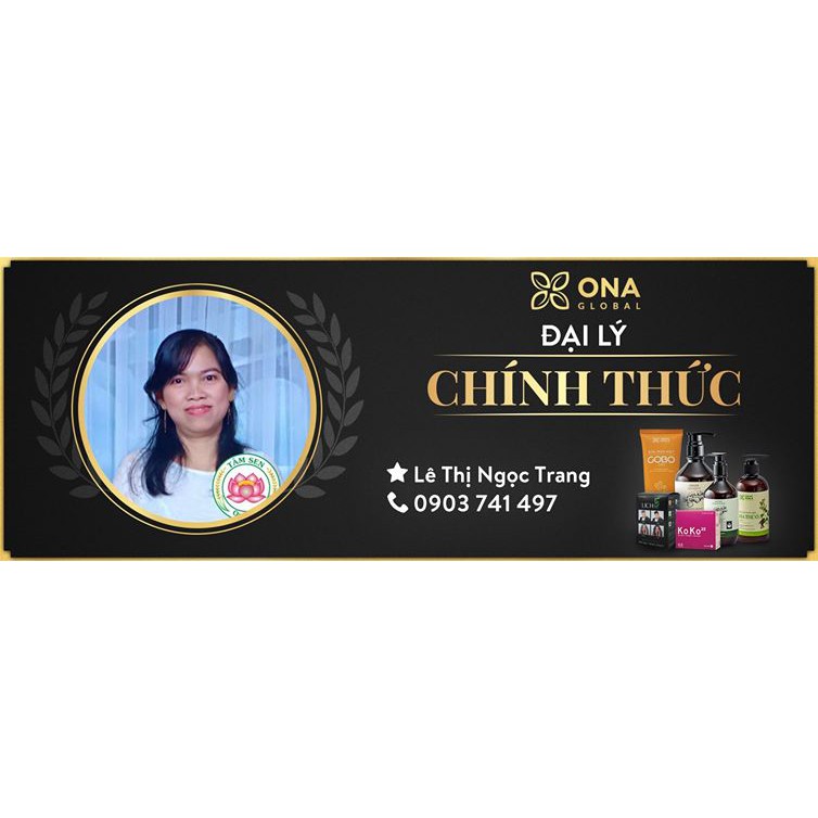 Sữa Tắm Thảo Dược Gừng Nghệ-ONA-COCAY HOA LA - 300 ML