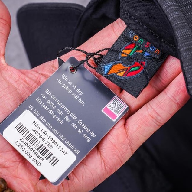 Nón Sơn snapback chính hãng dành cho nam chất liệu vải jean phối lưới cao cấp MC249B  - Hùng Nón Hiệu