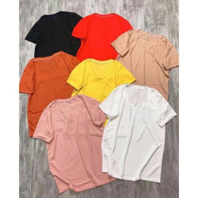 Áo thun cho mẹ trơn basic free size đến 55kg | BigBuy360 - bigbuy360.vn