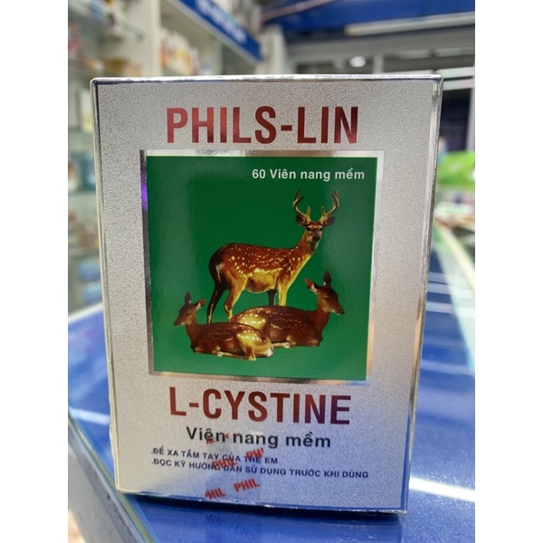 [Chính hãng] Viên uống đẹp da, tóc, móng L-CYSTINE Phils-Lin 500mg - Hộp 60 viên