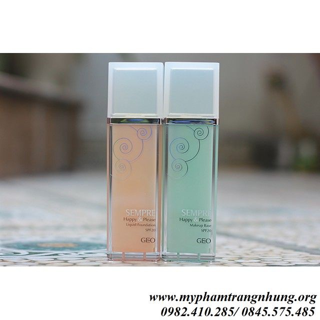 KEM NỀN GEO SEMPRE HAPPY & PLEASE LIQUID FOUNDATION CHÍNH HÃNG HÀN QUỐC