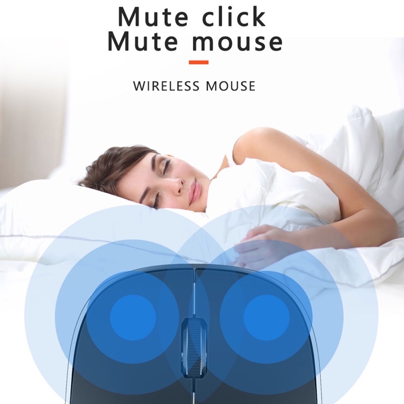 Chuột không dây Bluetooth chính hãng WiWu chống ồn, siêu nhẹ, cực nhậy