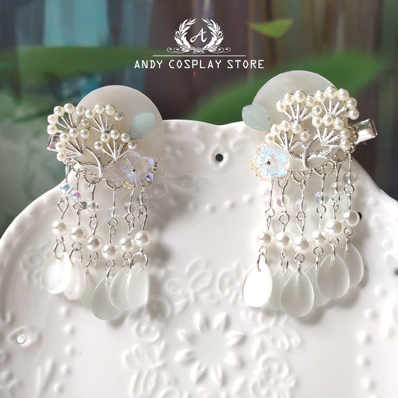 [CÓ SẴN] Cài tóc cổ trang hoa 4