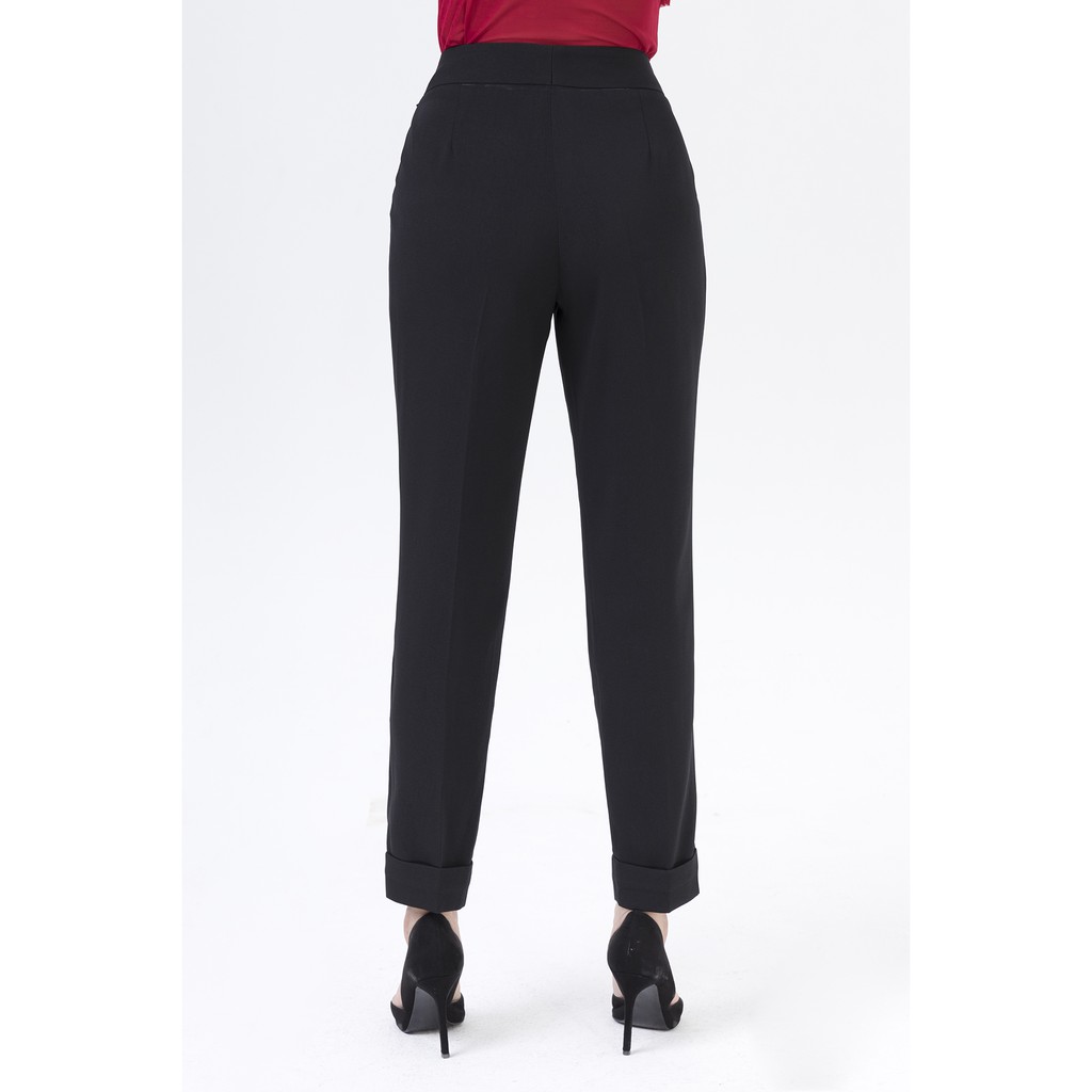 Quần côn baggy gấu lơ vê LAMER L64K19Q012-S1400 (Đen) | BigBuy360 - bigbuy360.vn