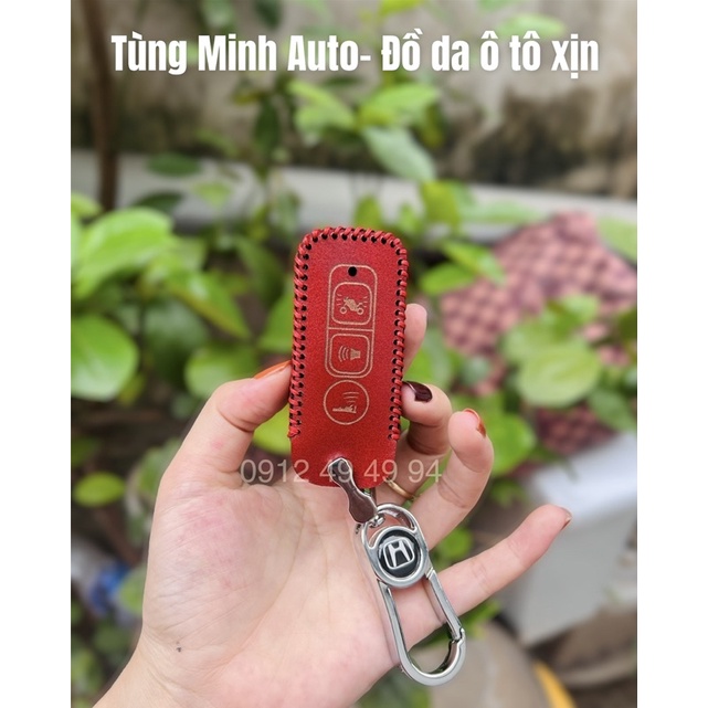 Bọc chìa khoá smartkey SH  ,SH Mode,Bao da smartkey SH , bọc chìa khoá da thật khâu tay xinh xò
