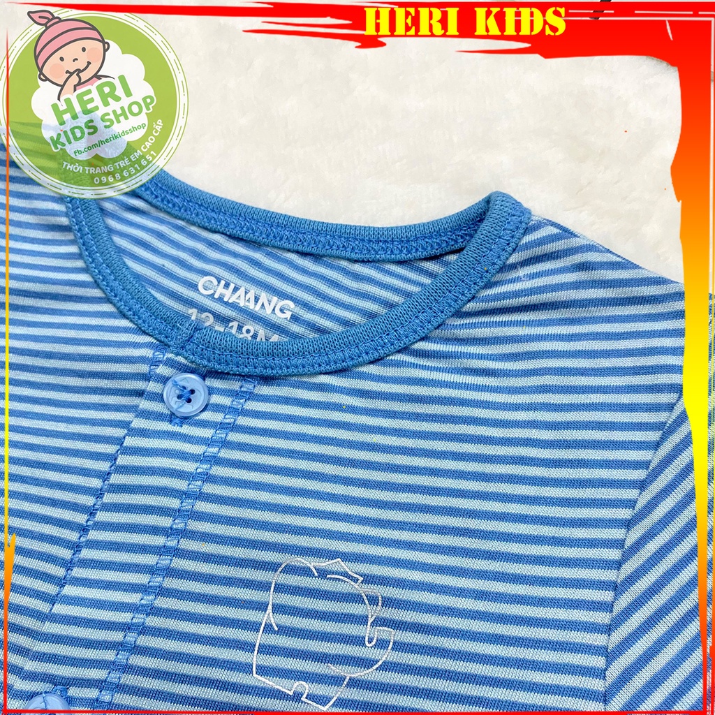 Bộ cộc tay cúc thẳng 0m - 18m CHANGG