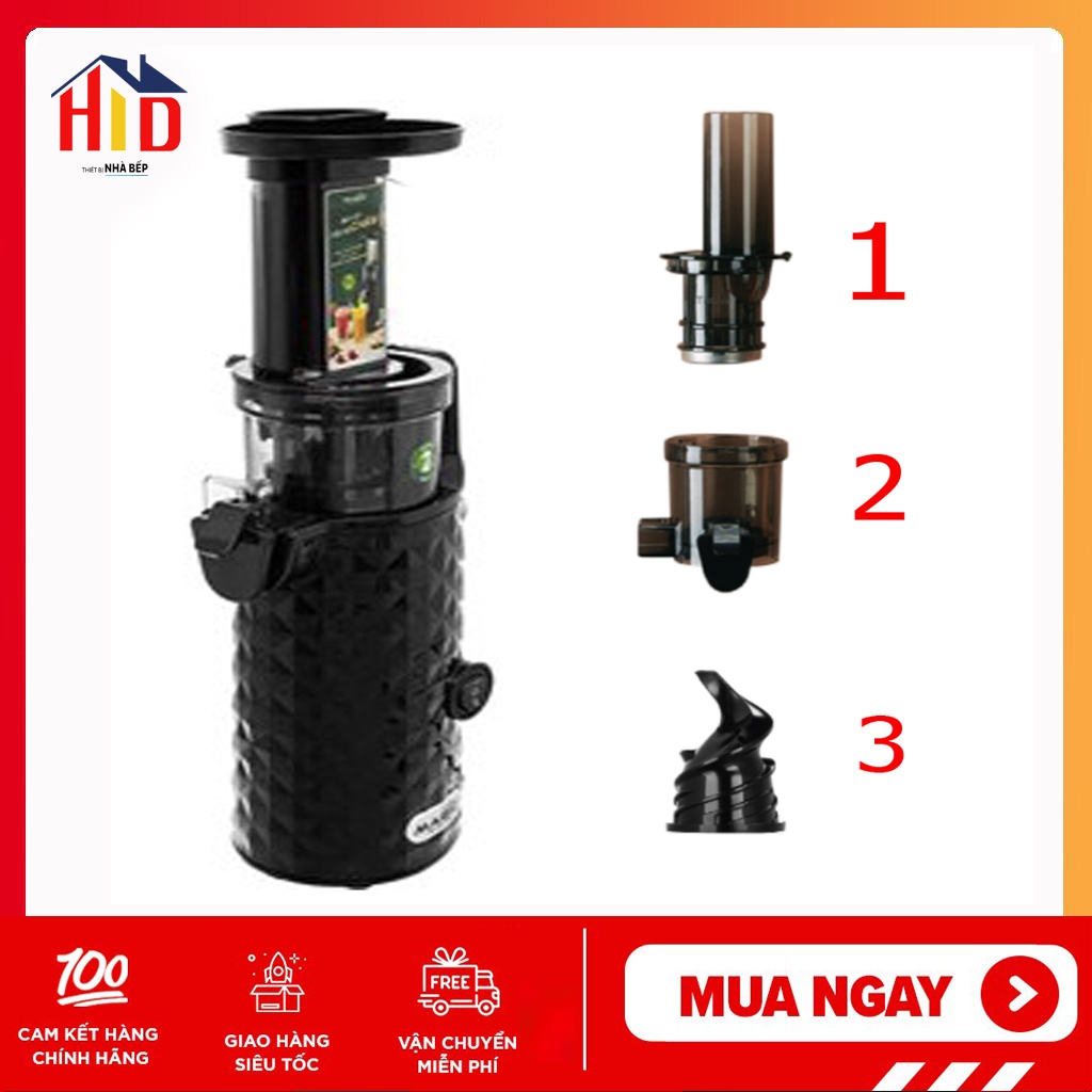 Linh Kiện Máy ép chậm Magic xuất xứ Thái Lan AC-130 trục xoắn, cốc 2 vòi, lưới lọc