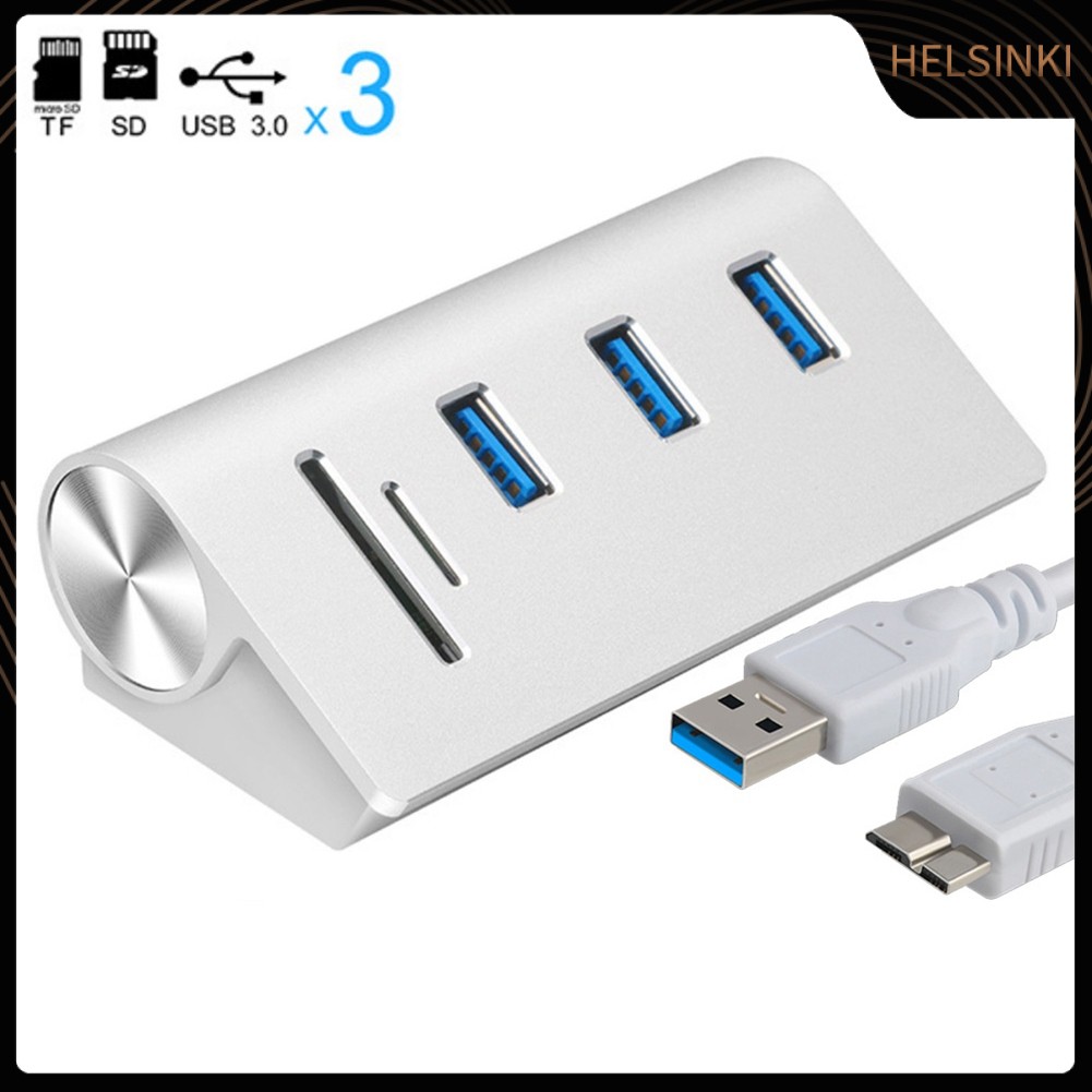 Đầu Đọc Thẻ Nhớ 3 Cổng Usb 3.0 Cho Laptop Pc