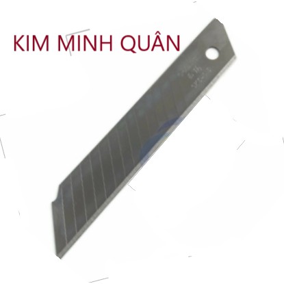 Lưỡi dao rọc giấy, Lưỡi dao đa năng hộp 10 lưỡi 100x18x0.5mm A0041-10 C-MART