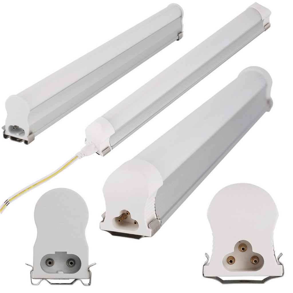 Đèn Tuýp LED Hắt Liền Máng Nhôm T5 0,6M-1,2M bóng tuýp mica T8