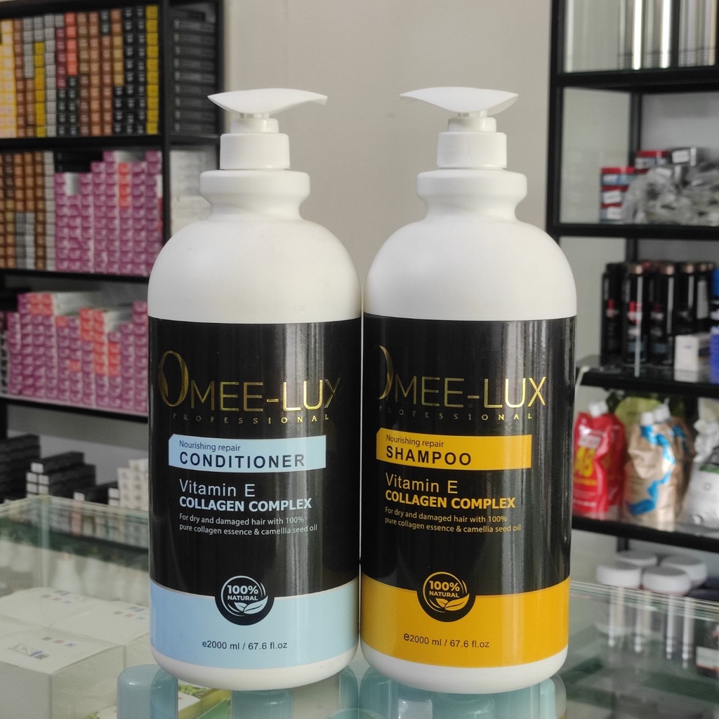 Dầu Gội Đầu Kendy Monica Omeelux Mishe Matter Organic Biotin Yoca collagen Xả Siêu Mềm Mượt 2000ml kafen 1500ml MPQO