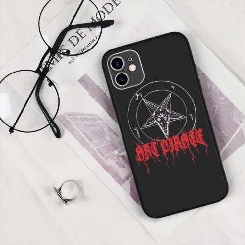 Ốp lưng iphone SAMSUNG hình satan collage art minimalism chống sốc cứng  cho các dòng iPhone PAP20210758