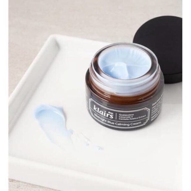 SỐC THẬT SỰ Klairs Midnight Blue Calming Cream - Kem dưỡng phục hồi da ban đêm (30ml - 60ml) [Đại Lý Chính Hãng] SỐC THẬ