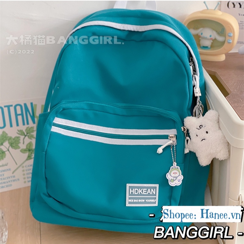 Balo Đi Học Nữ Basic Ulzzang Màu Pastel B09
