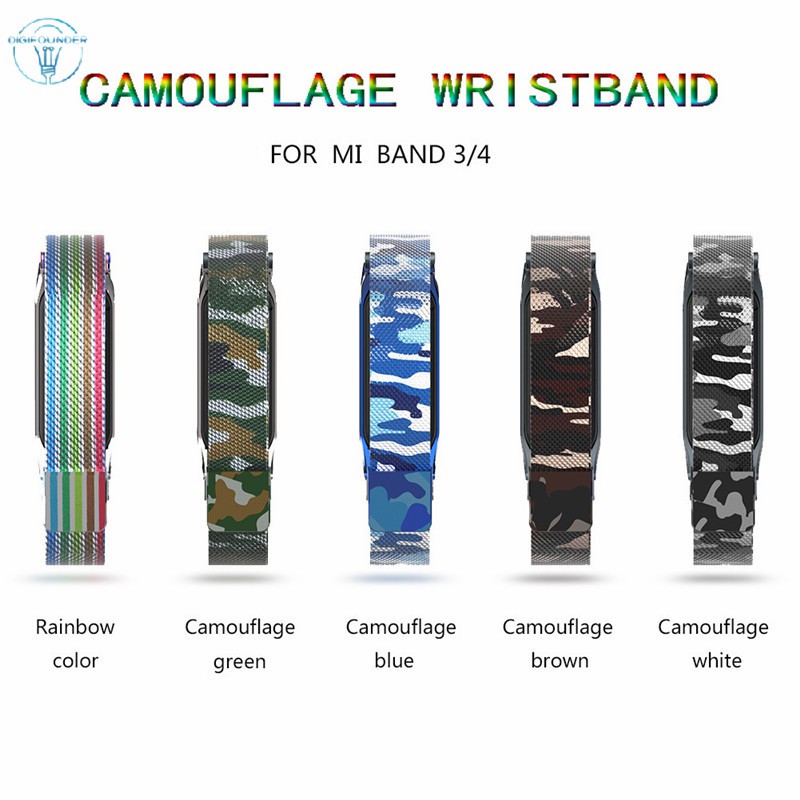 Dây đeo thay thế họa tiết bắt mắt cho đồng hồ thông minh Xiaomi Mi Band 4