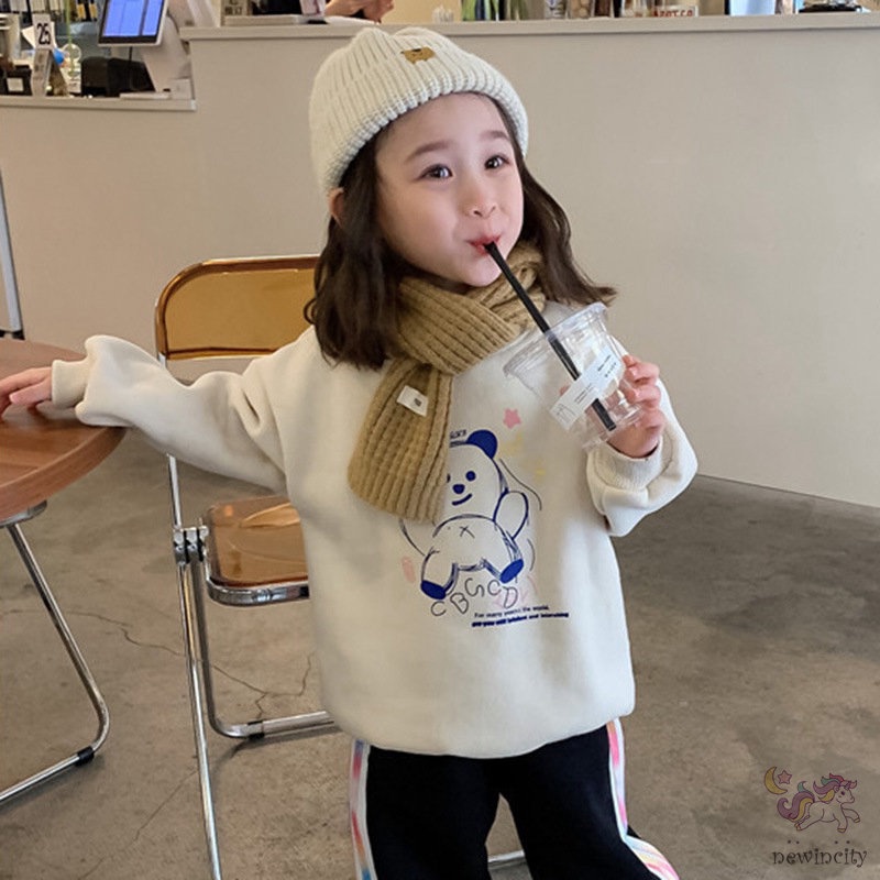 Áo thun tay dài thời trang Hàn Quốc cho bé gái