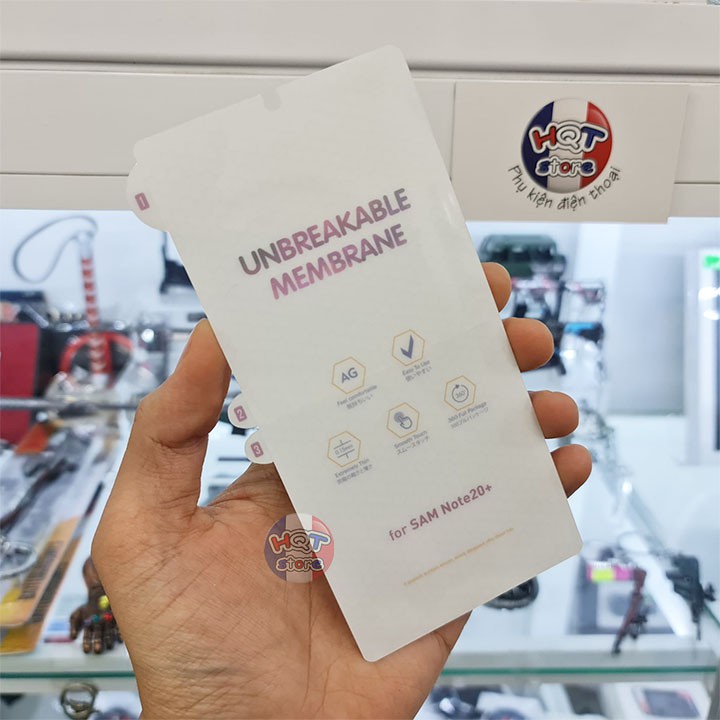 Dán PPF AG chống vân tay full màn hình cho Note 20 Ultra / Note 20 vân tay siêu nhạy