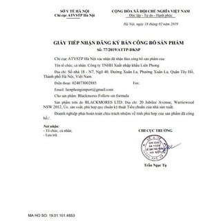 Sữa Blackmore Úc số 1-2-3 lon 900gam