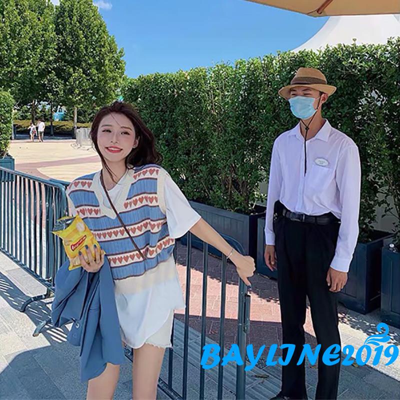 Áo sát nách dệt kim cổ chữ V quyến rũ thời trang dành cho nữ