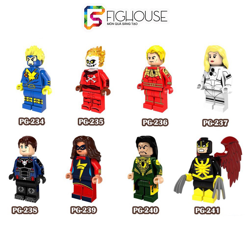 Minifigures Siêu Anh Hùng Marvel PG8065 - Đồ Chơi Lắp Ghép Xếp Hình [A7]