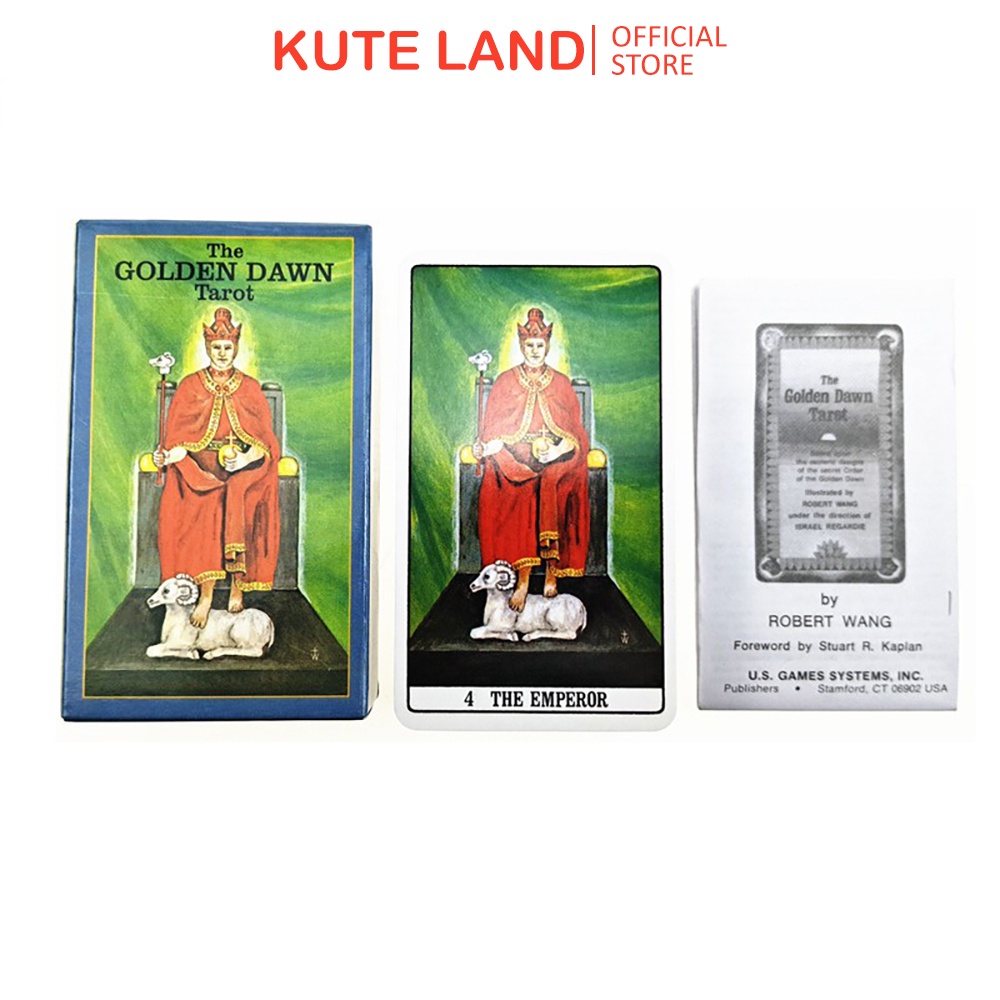 Bài Tarot The Golden Dawn Tặng Đá Thanh Tẩy E34