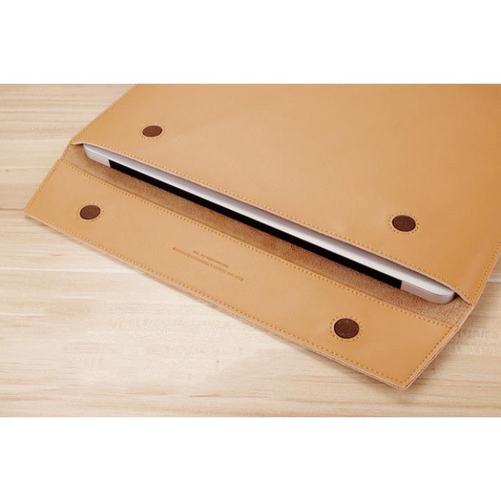 Túi chống sốc Laptop Macbook da PU Anki mỏng nhẹ 2019