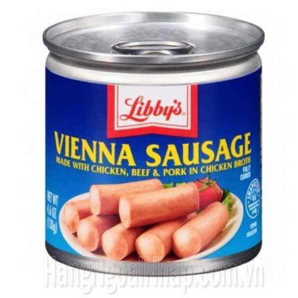 XÚC XÍCH ĐÓNG HỘP LIBBY'S VIENNA SAUSAGE - MỸ