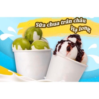 Combo kem sữa chua dẻo trân châu cốt dừa