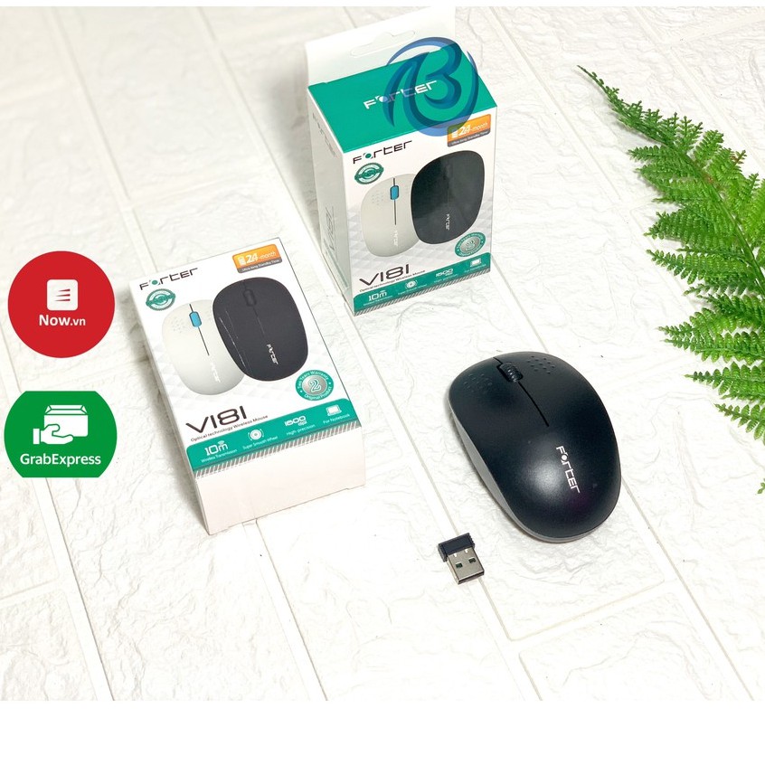 Chuột Không Dây Máy Tính Forter V181 Bảo Hành 6 Tháng - Mouse Không Dây Laptop