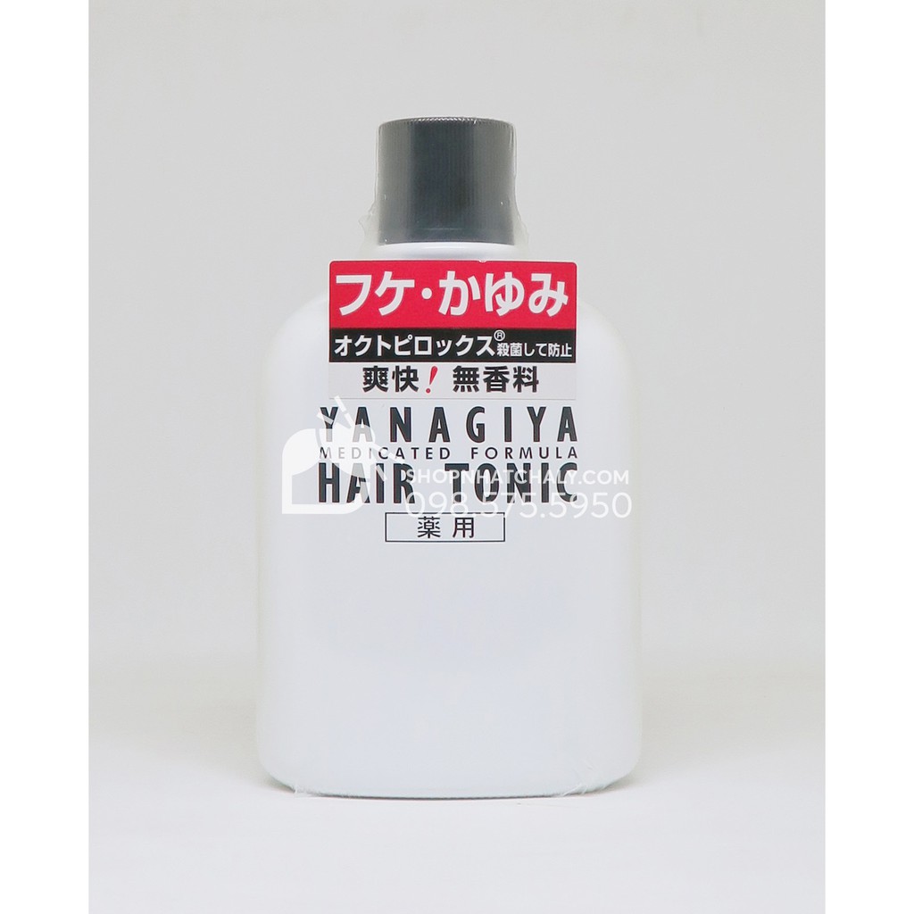 Tinh chất dưỡng da đầu Yanagiya Hair Tonic giảm gàu giảm nấm ngứa 240ml Nhật