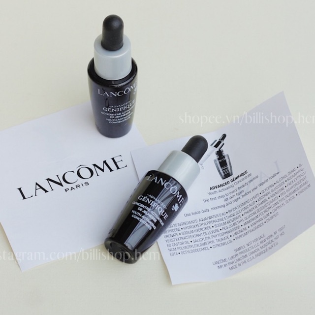 Sample 1ML, 5ML, 7ML - Tinh chất dưỡng da Lancome ADVANCED GENIFIQUE