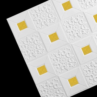 Miếng dán tường bằng xốp tự dính cách âm chống thấm nước và ẩm mốc cho phòng ngủ decal giấy dán tường 3d