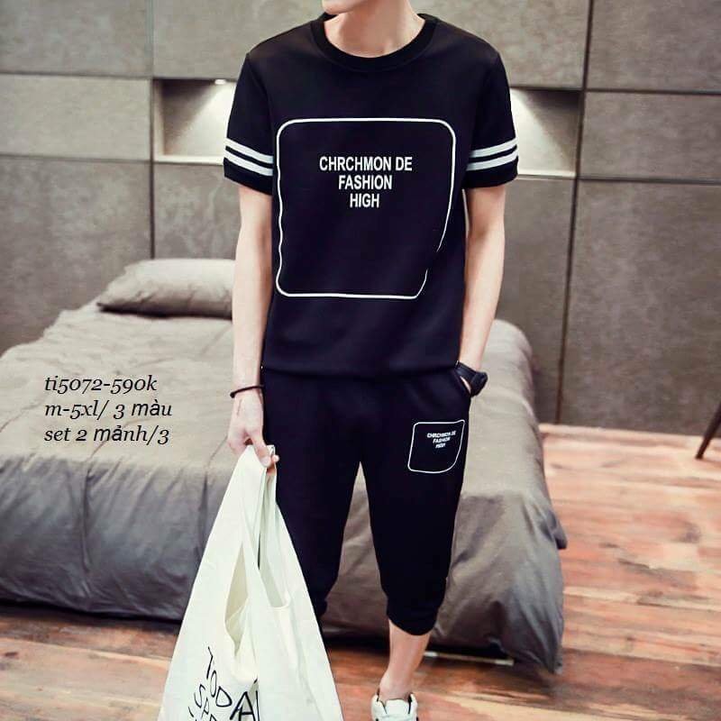 Sét thể thao lững in chữ nam,Đồ bộ thể thao nam,Đồ bộ nam | BigBuy360 - bigbuy360.vn