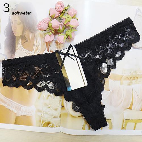 Quần lót nữ dáng chữ T thiết kế ren phối G-string thời trang quyến rũ